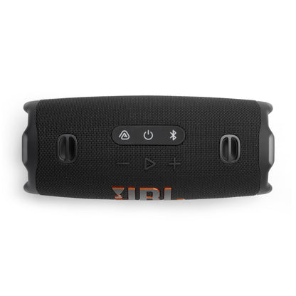 JBL Charge 6 - Portable Waterproof & Drop-Proof Bluetooth Speaker, Bold Pro Sound with AI Sound Boost, 28Hrs of Playtime, Built-in powerbank & Comes with a Sturdy/Removable Carrying Strap (Black)