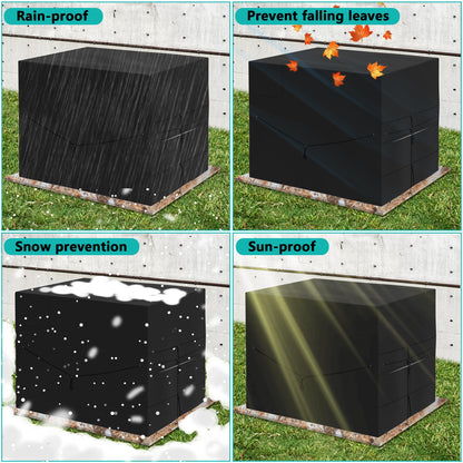 Pool Heat Pump Cover, 40" x 34" x 31" 600D Waterproof Pool Equipment Cover 🍁 All In One Marketplace Canada