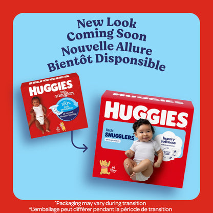 Huggies Little Snugglers Baby Diapers, Size 2, 84 Count