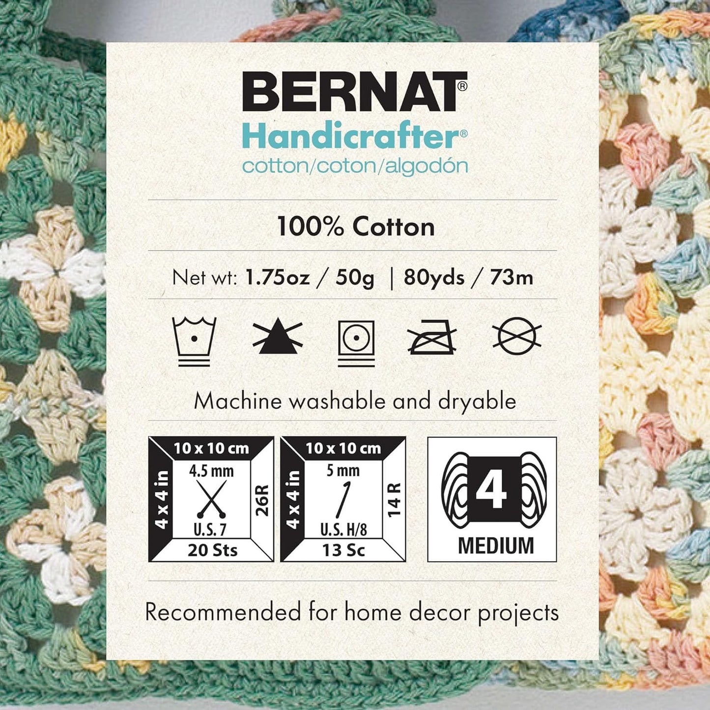 Bernat Softee Cotton Cotton Yarn - 3 Pack of 120g/4.25oz - Nylon - 3 DK (Light) - 254 Yards - Knitting/Crochet Bernat