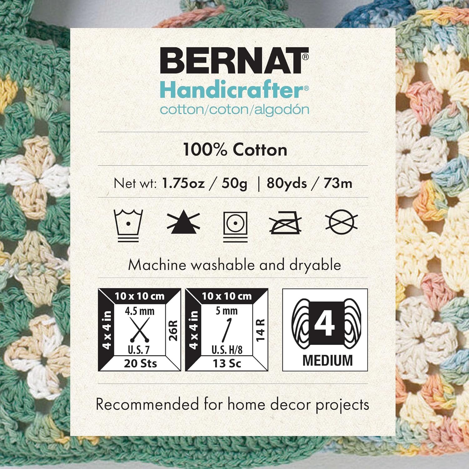 Bernat Softee Cotton Cotton Yarn - 3 Pack of 120g/4.25oz - Nylon - 3 DK (Light) - 254 Yards - Knitting/Crochet Bernat