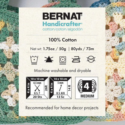 Bernat Softee Cotton Cotton Yarn - 3 Pack of 120g/4.25oz - Nylon - 3 DK (Light) - 254 Yards - Knitting/Crochet Bernat