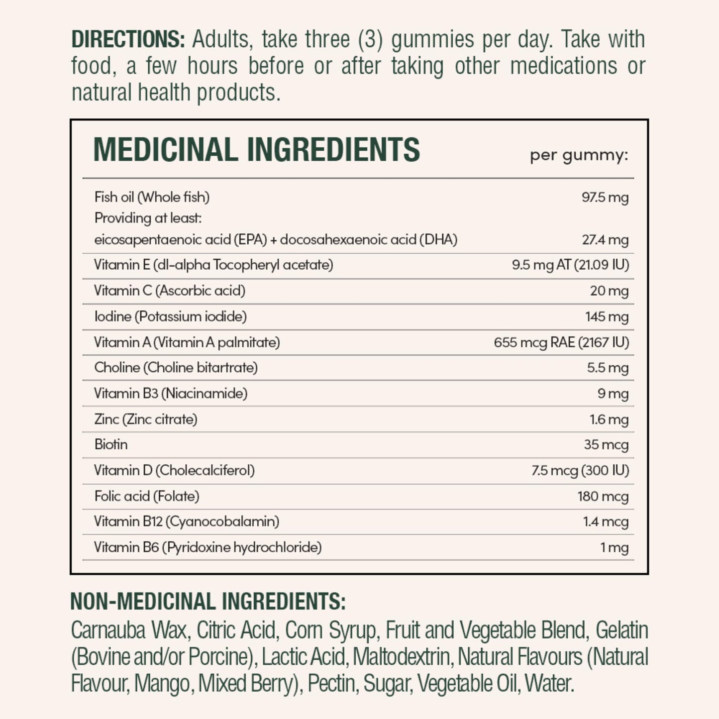 NATURE'S BOUNTY Prenatal With DHA & EPA Omega-3, Helps Reduce Risk Of Neural Tube Defects, 270 g - Available at All In One Marketplace Canada