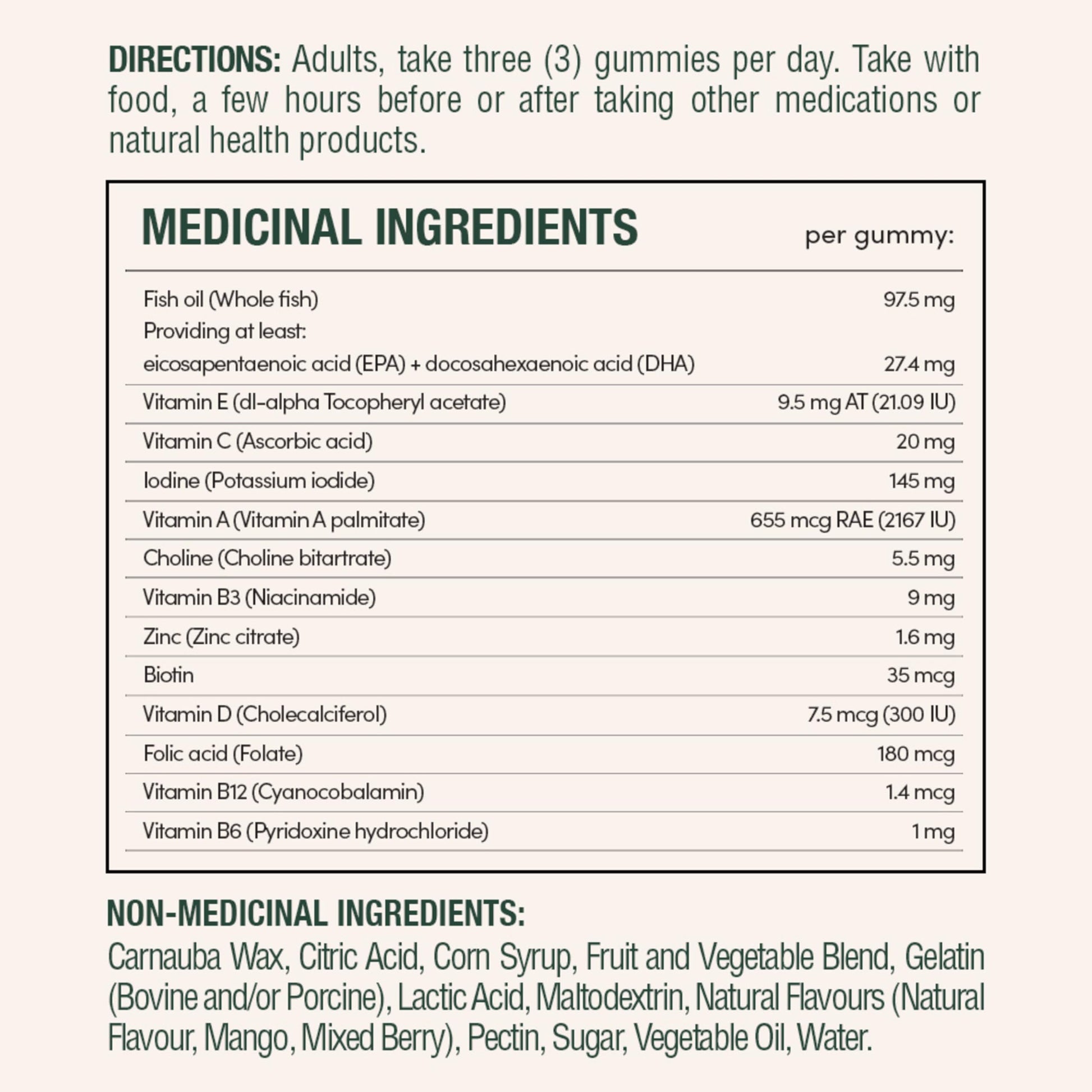 NATURE'S BOUNTY Prenatal With DHA & EPA Omega-3, Helps Reduce Risk Of Neural Tube Defects, 270 g - Available at All In One Marketplace Canada