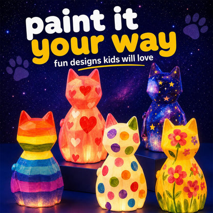 Cat Lamp Painting Kit for Kids, Crafts for Kids 6-8, Gifts for Girls Boys 🍁 All In One Marketplace Canada