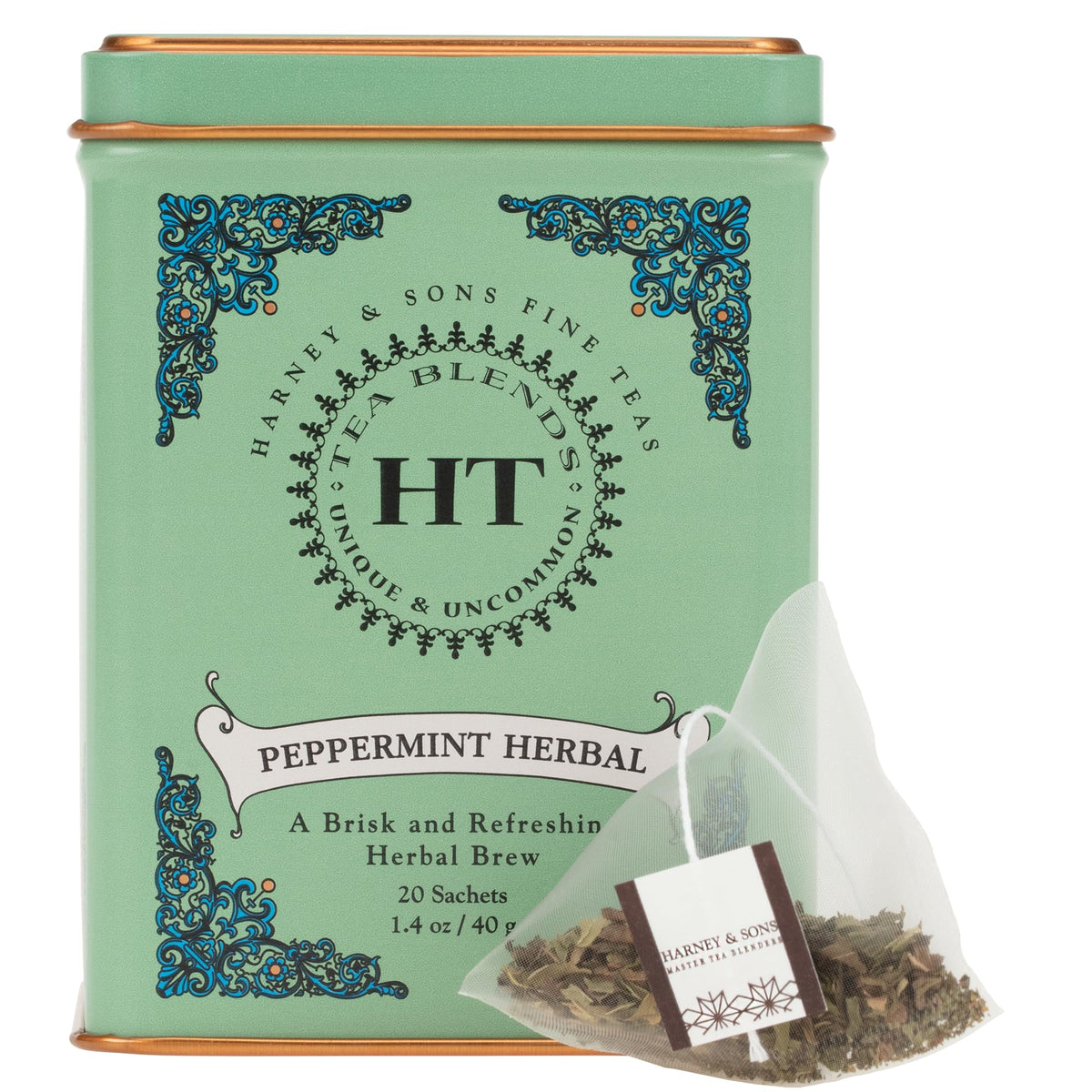 Harney & Sons Peppermint Herbal Tin, 20 Count 🍁 All In One Marketplace Canada