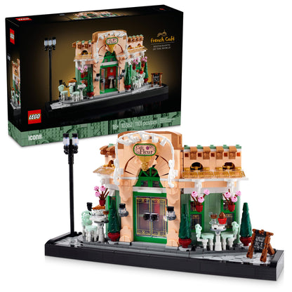 LEGO Icons French Café Paris Building Kit - DIY Set for Adults - Collectible Bedroom and Home Decor - Display for Home or Office - Gift for Wedding or Bride - 10362 LEGO