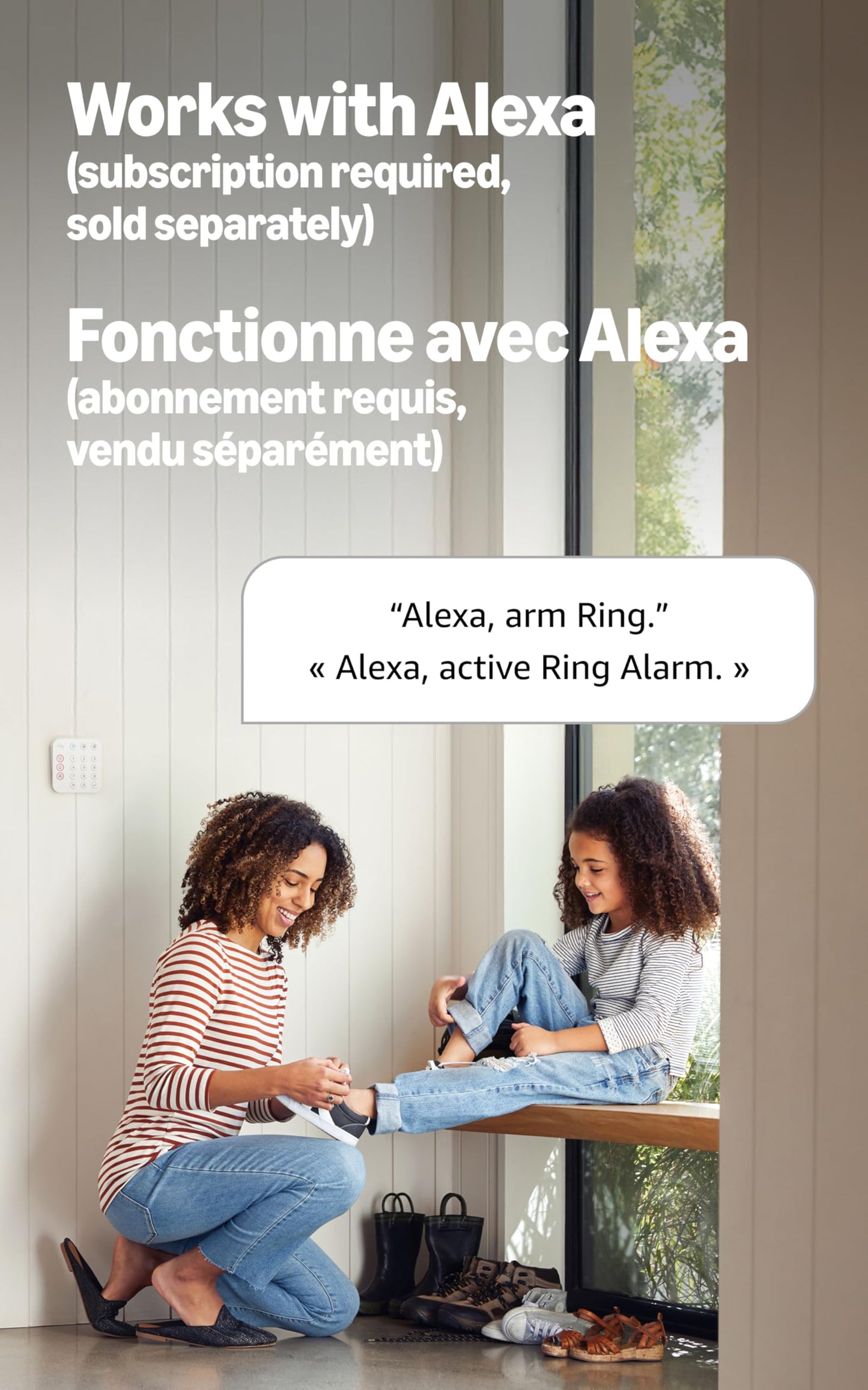 Ring Alarm 5-Piece Kit (newest model), Wireless smart home or business security system, expandable, easy setup, Mobile App Control, 24/7 Professional Monitoring, Alexa Compatible