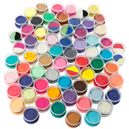 Play-Doh Ultimate Color Collection 65-Pack of Modeling Compound Christmas Stocking Stuffers,1-Oz Cans - Sapphire, Sparkle, Confetti, Metallic & Color Burst (Amazon Exclusive) 🍁 All In One Marketplace Canada