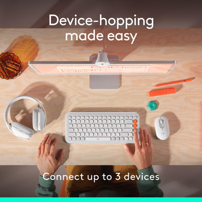Logitech POP Mouse, Compact and Portable Wireless Bluetooth - Graphite