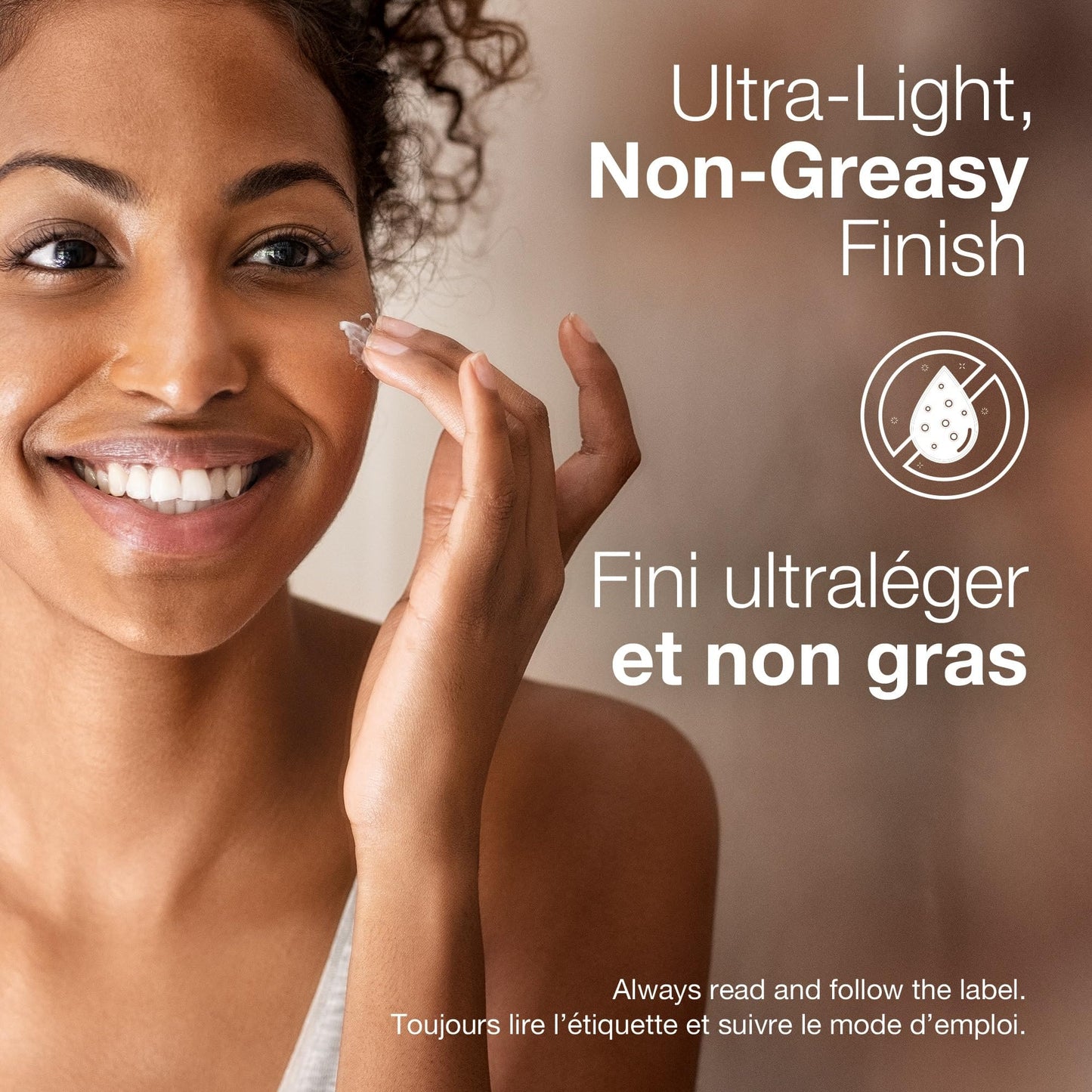 Neutrogena Ultra Sheer Face Sunscreen SPF 60, non-greasy, lightweight, 88 mL (Twin Pack)