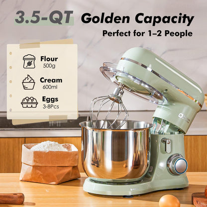 Kitchen in the Box Mini 3.5 QT, 10-Speed Tilt-Head Stand Mixer(Green) 🍁 All In One Marketplace Canada