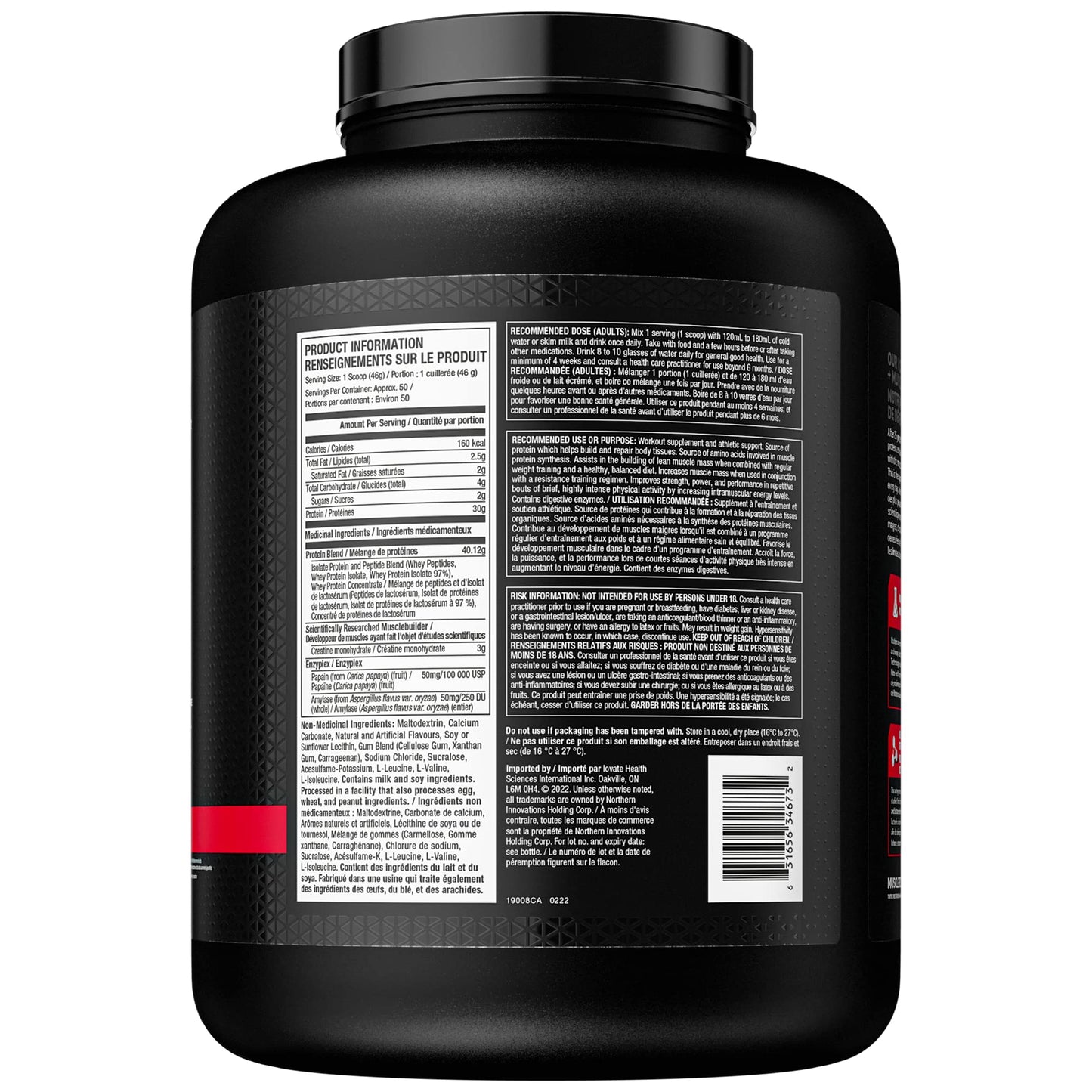 MuscleTech Nitro-Tech Ultimate Muscle Building Whey Protein Powder - Vanilla Cream, 5 lb