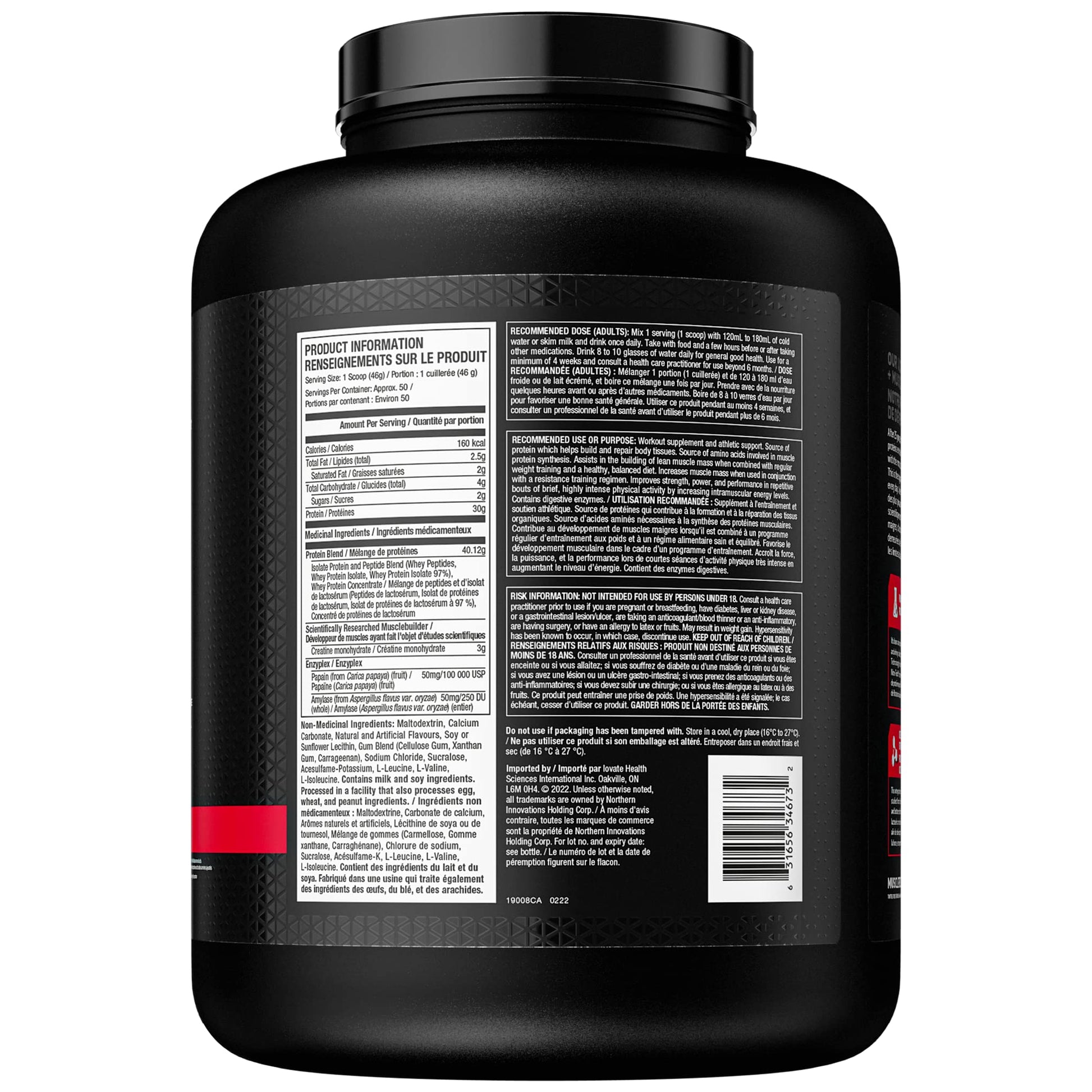 MuscleTech Nitro-Tech Ultimate Muscle Building Whey Protein Powder - Vanilla Cream, 5 lb