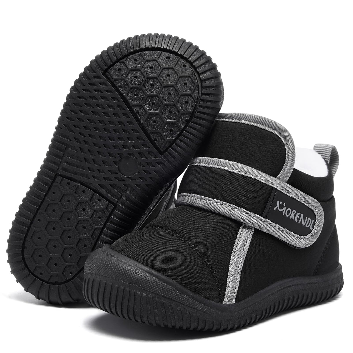 MORENDL Baby Winter Snow Boots for Infant Boys Girls Toddler Water-Resistant First Walker Shoes Warm Lining Soft Sole Anti-Slip Outdoor Booties Black Size 7 🍁 All In One Marketplace Canada