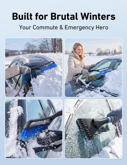 AstroAI 27" 2-in-1 Detachable Snow Brush & Ice Scrapers for Car Windshield 🍁 All In One Marketplace Canada