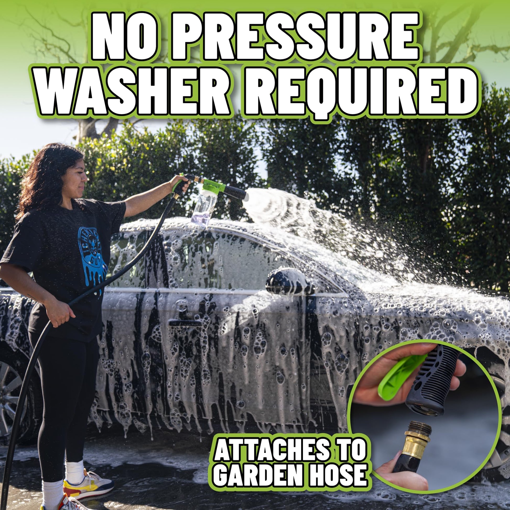 Chemical Guys TORQ Foam Blaster 6 Wash Gun (Car, Home & Boat Wash Foam Cannon that Connects to Any Garden Hose) Chemical Guys