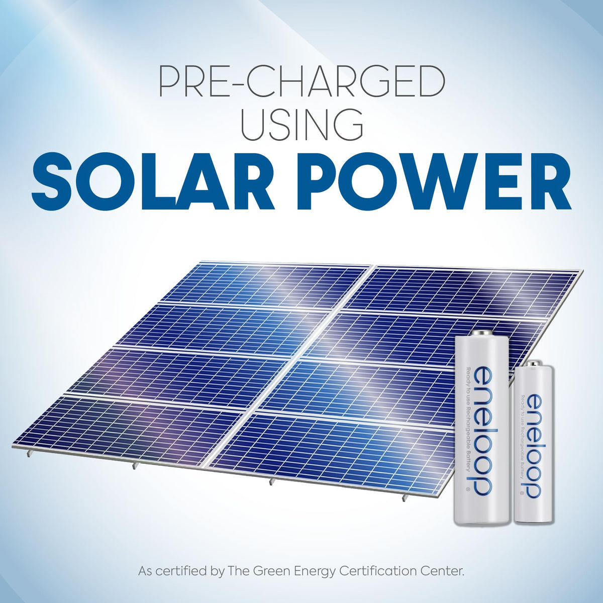 Panasonic BK-4MCCA4BA Eneloop AAA 2100 Cycle Ni-MH Pre-Charged Rechargeable Batteries, 4 Pack