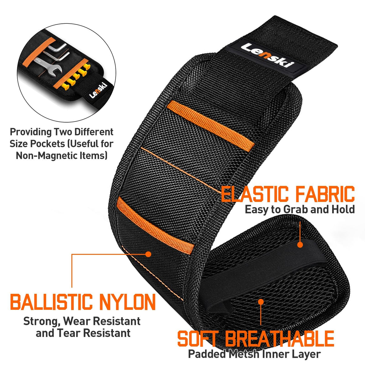 Lenski Stocking Stuffers for Men, Magnetic Wristband Tools Gifts for Men 🍁 All In One Marketplace Canada