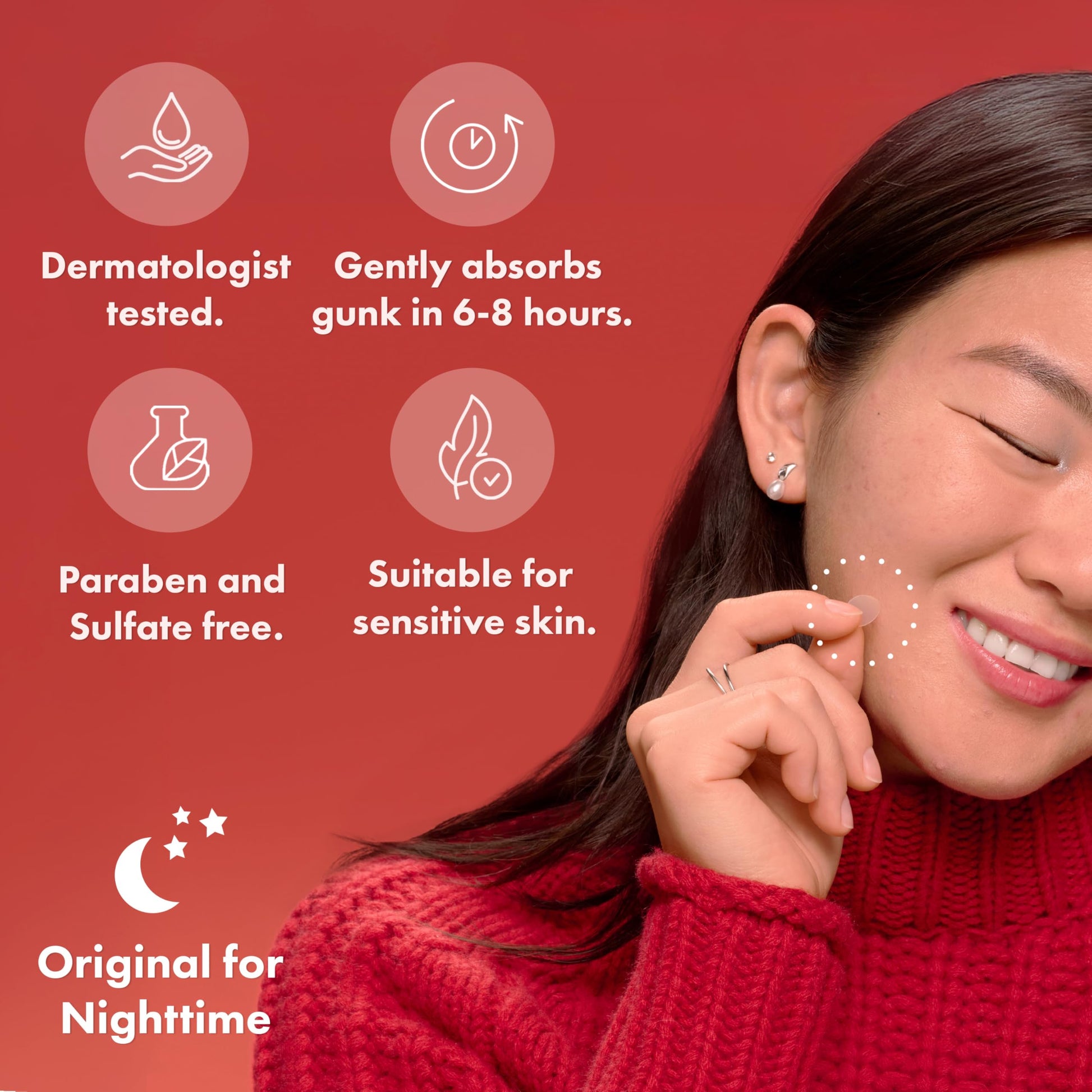 Hero Cosmetics Mighty Patch Original – Hydrocolloid Patch for Pimples, Overnight Acne Blemish & Zit Stickers for Sensitive Skin, (72 Count)