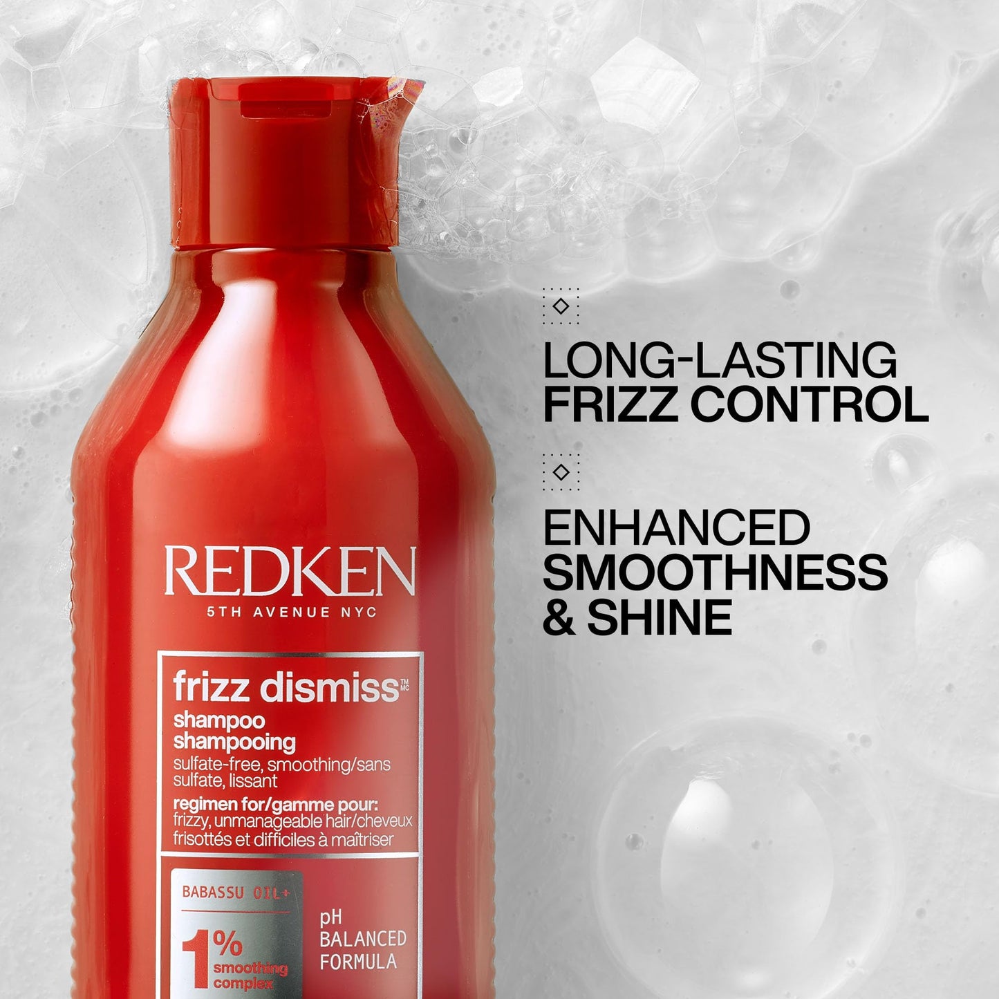Frizz Dismiss Shampoo-NP by Redken for Unisex - 10.1 oz Shampoo - Available at All In One Marketplace Canada