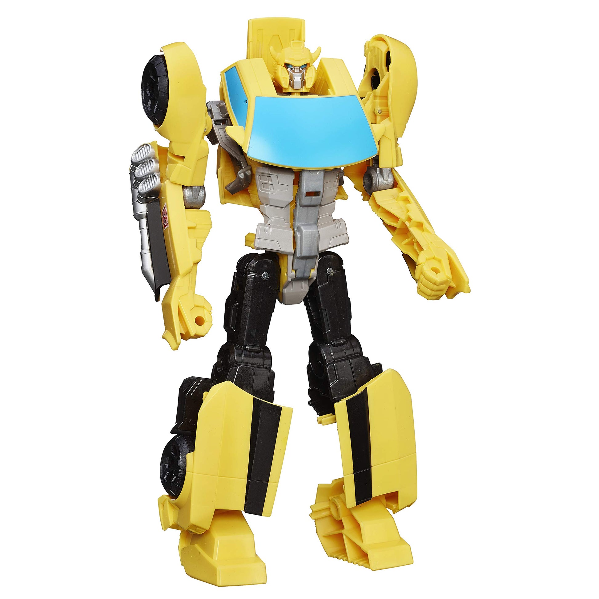 Transformers Toys Heroic Bumblebee Action Figure - Timeless Large-Scale Figure, Changes into Yellow Toy Car - Toys for Kids 6 and Up, 11-inch (Amazon Exclusive) Transformers