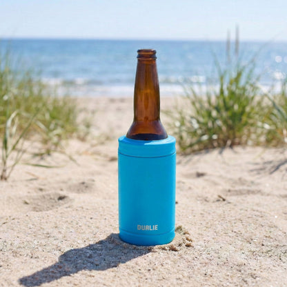 DUALIE 3 in 1 Insulated Can Cooler - Universal Size for 12 oz Cans, Slim Cans, and Bottles - Glacier 🍁 All In One Marketplace Canada