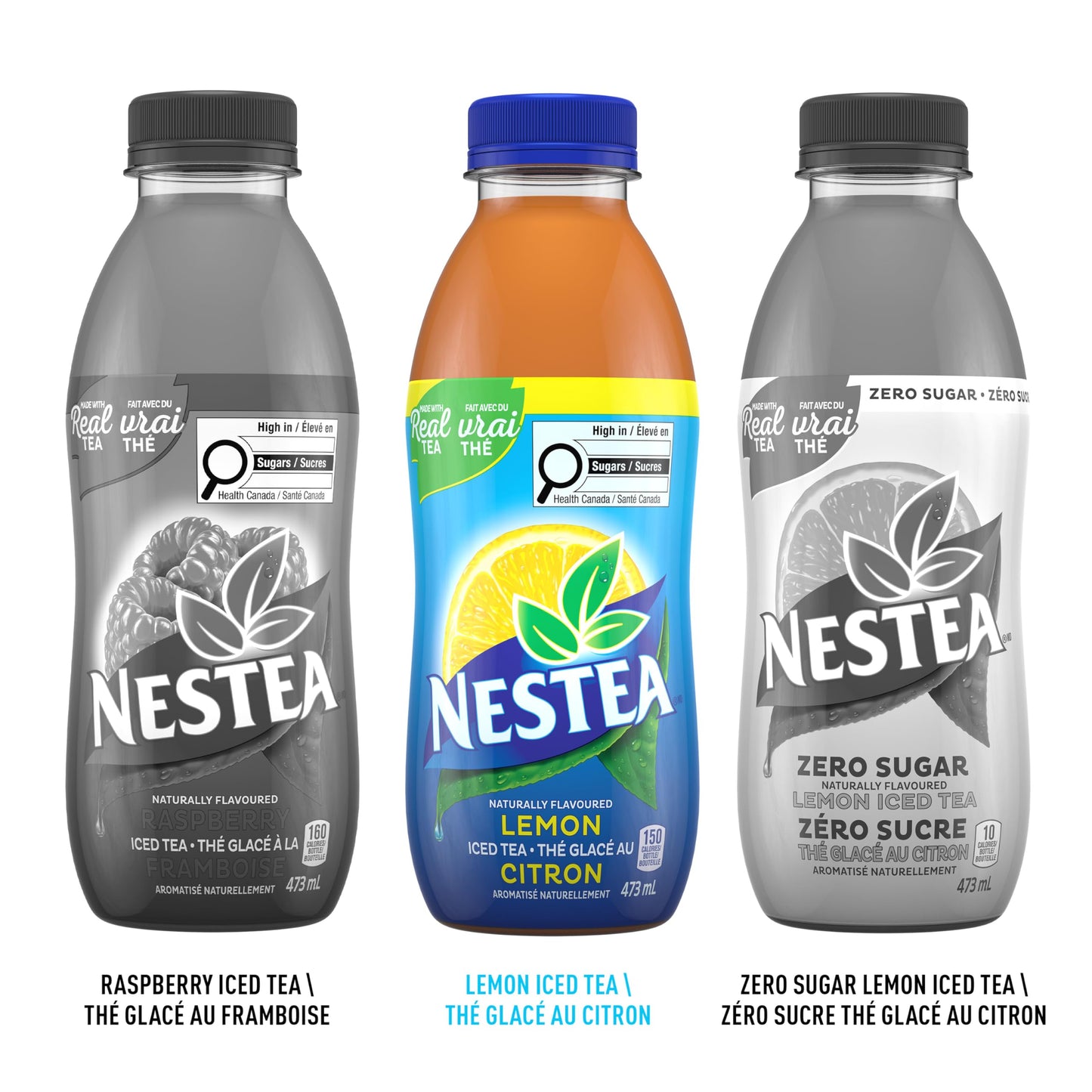 Nestea Naturally Flavoured, Lemon Iced Tea, 473mL, 12 Count Nestea