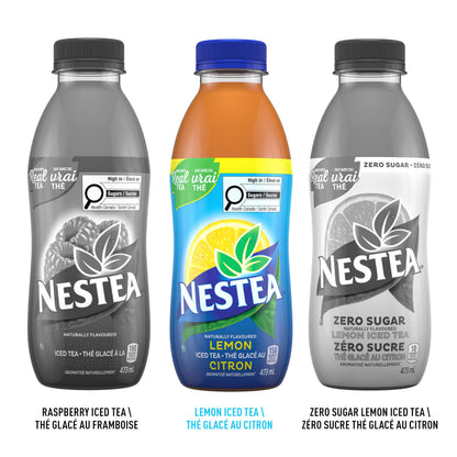 Nestea Naturally Flavoured, Lemon Iced Tea, 473mL, 12 Count Nestea