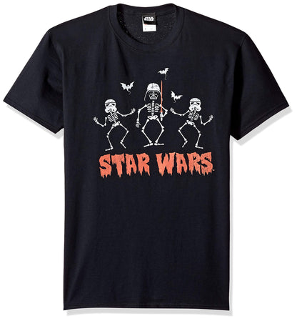 STAR WARS Licensed Halloween Creep Wars Men's Tee, Black, Large