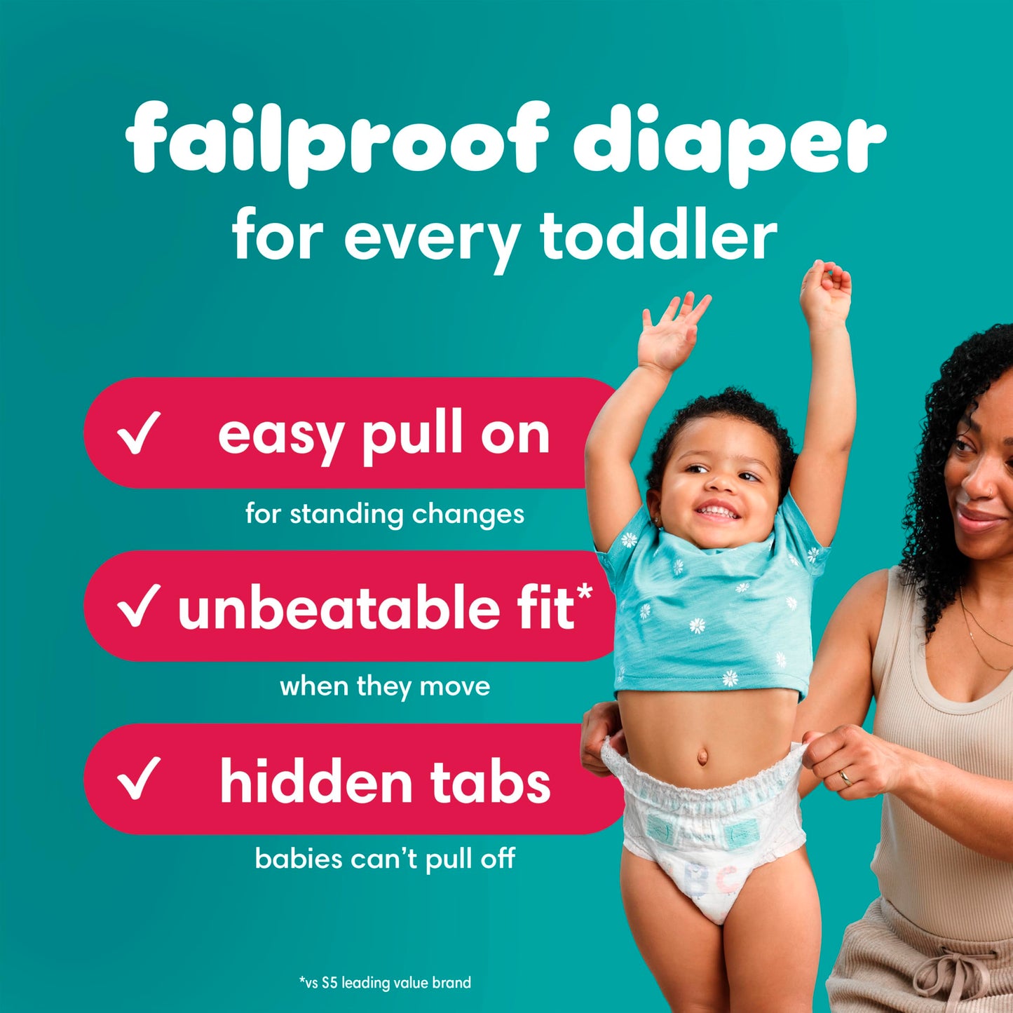 Pampers Diapers - Cruisers 360 degrees - Size 5, 56 Count, up to 100% Leakproof Fit, Designed for Active Babies, Pull On Diaper, EZ Off Tabs Designed for Easy Changes 🍁 All In One Marketplace Canada