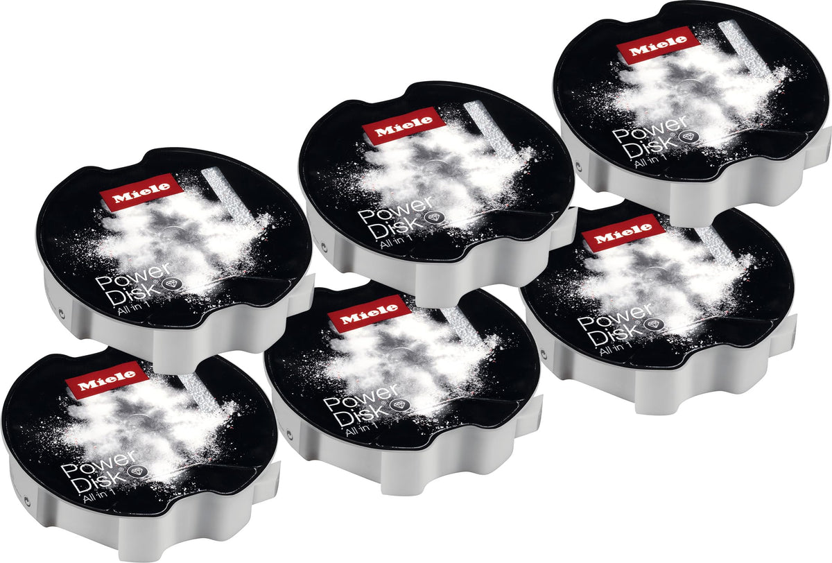 Miele PowerDisk All in 1 Dishwasher Detergent for Dishwashers with AutoDos (6 Pack) - 11841390