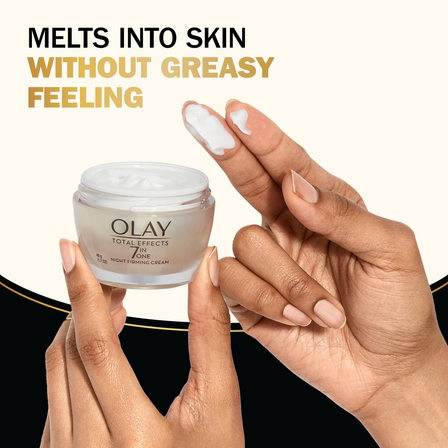 Olay Total Effects 7-In-One Daily Night Firming Face Cream, Face Moisturizer with Vitamin B3, Niacinamide, 50 mL - Available at All In One Marketplace Canada