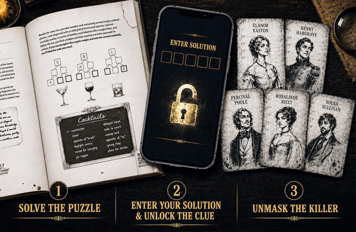 Murder at Vex Manor - The Halloween Escape Room Mystery: Solve the Puzzles, Catch the Killer and Escape the Haunted Manor!