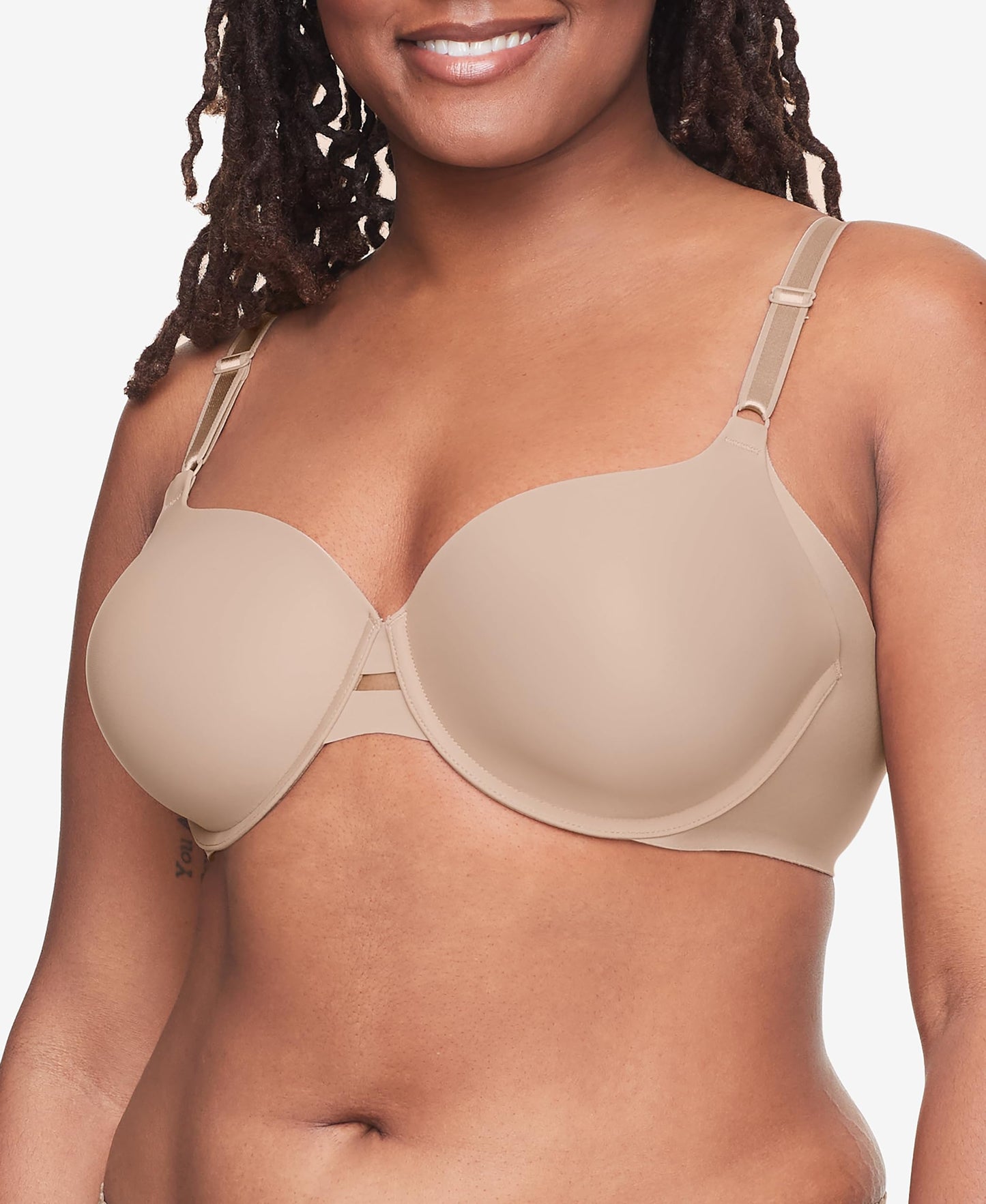 Warners Women's Blissful Benefits Side Smoothing Underwire Bra, Toasted Almond, 36C 🍁 All In One Marketplace Canada