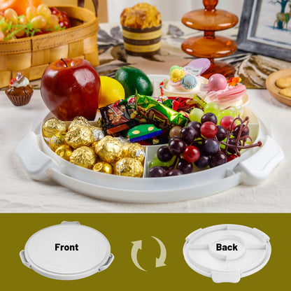 NPLUX Cake Carrier with Lid and Handle White Cake Containers, BPA-Free 🍁 All In One Marketplace Canada