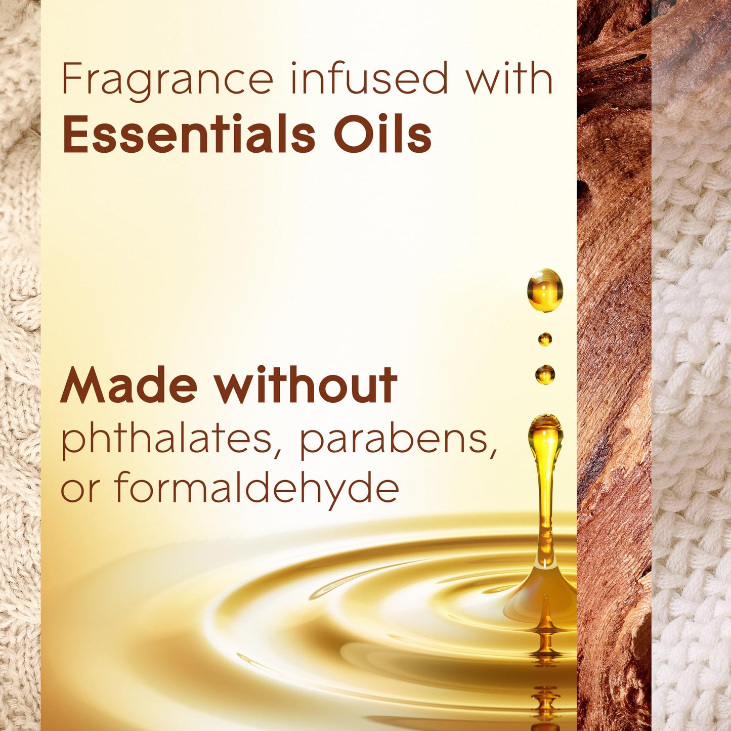 Glade PlugIns Air Freshener Refill Oil, Long Lasting Scented Plug In with Essential Oils for Home, Bathroom & Kitchens, Cashmere Woods, 10 Refills Glade
