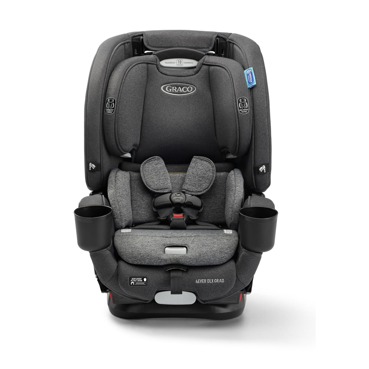 Graco 4Ever DLX Grad 5-in-1 Convertible Car Seat | Versatile, Comfortable, and Safe for Babies through Preteens | 1.8-54 kg (4-120 lb) | Harrison