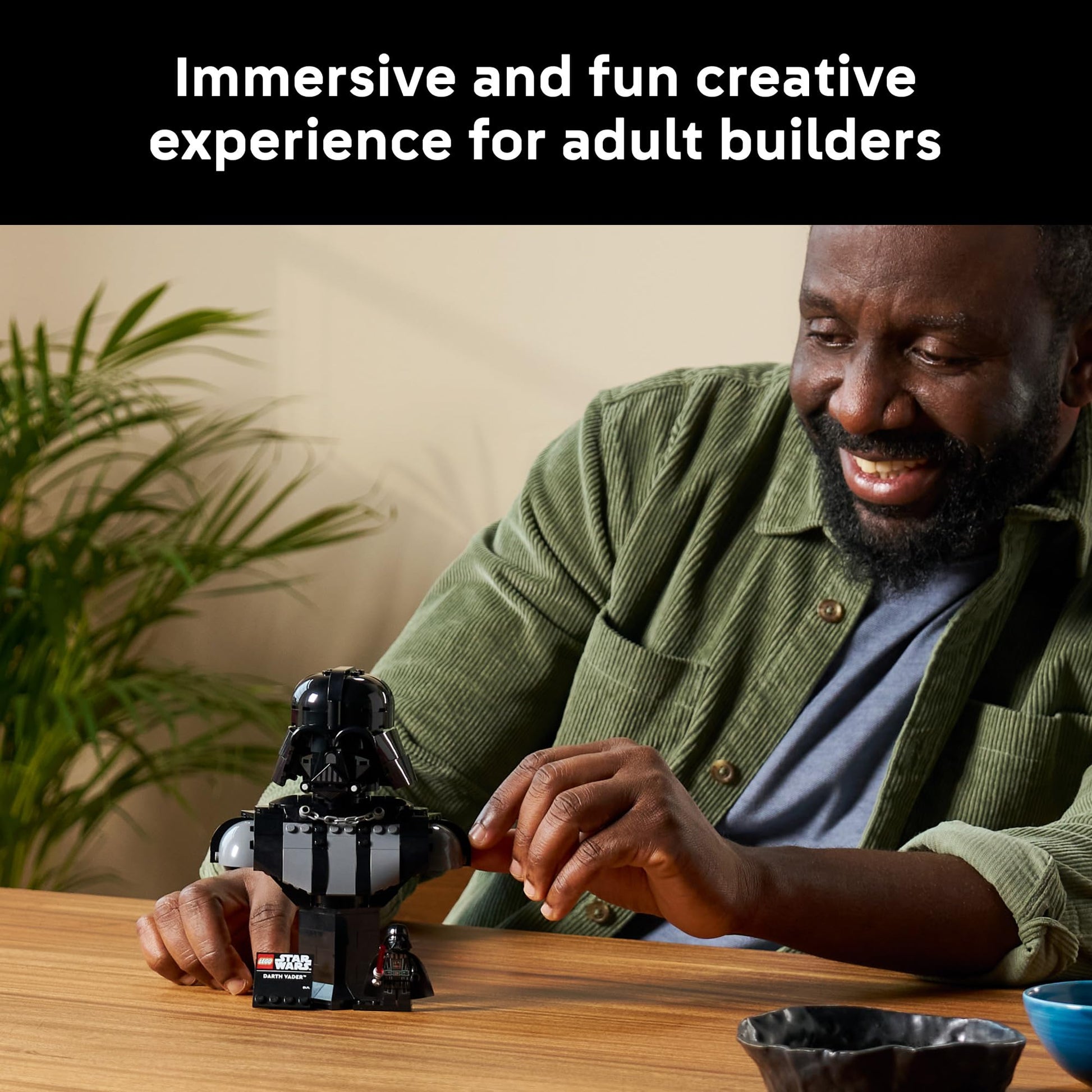 LEGO Star Wars Darth Vader Bust - Collectible Building Set for Adults, Ages 18+ - Star Wars Gift for Men & Women - with Darth Vader Minifigure - Bedroom or Shelf Decor - 75439 LEGO