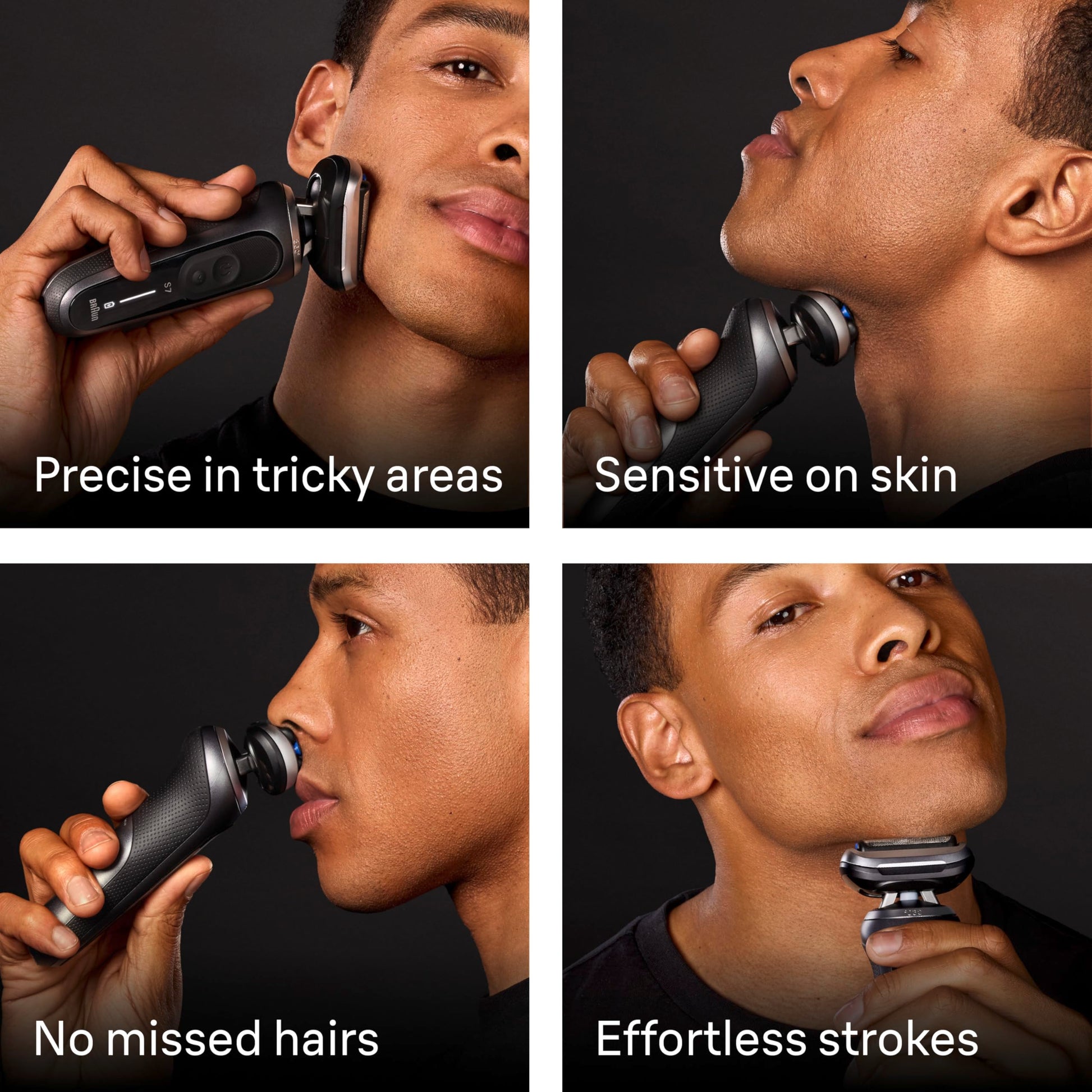 Braun Foil Shaver, Shavers for Men, Electric razor, Series 7, Wet & Dry with Turbo Mode, 7120s - Available at All In One Marketplace Canada