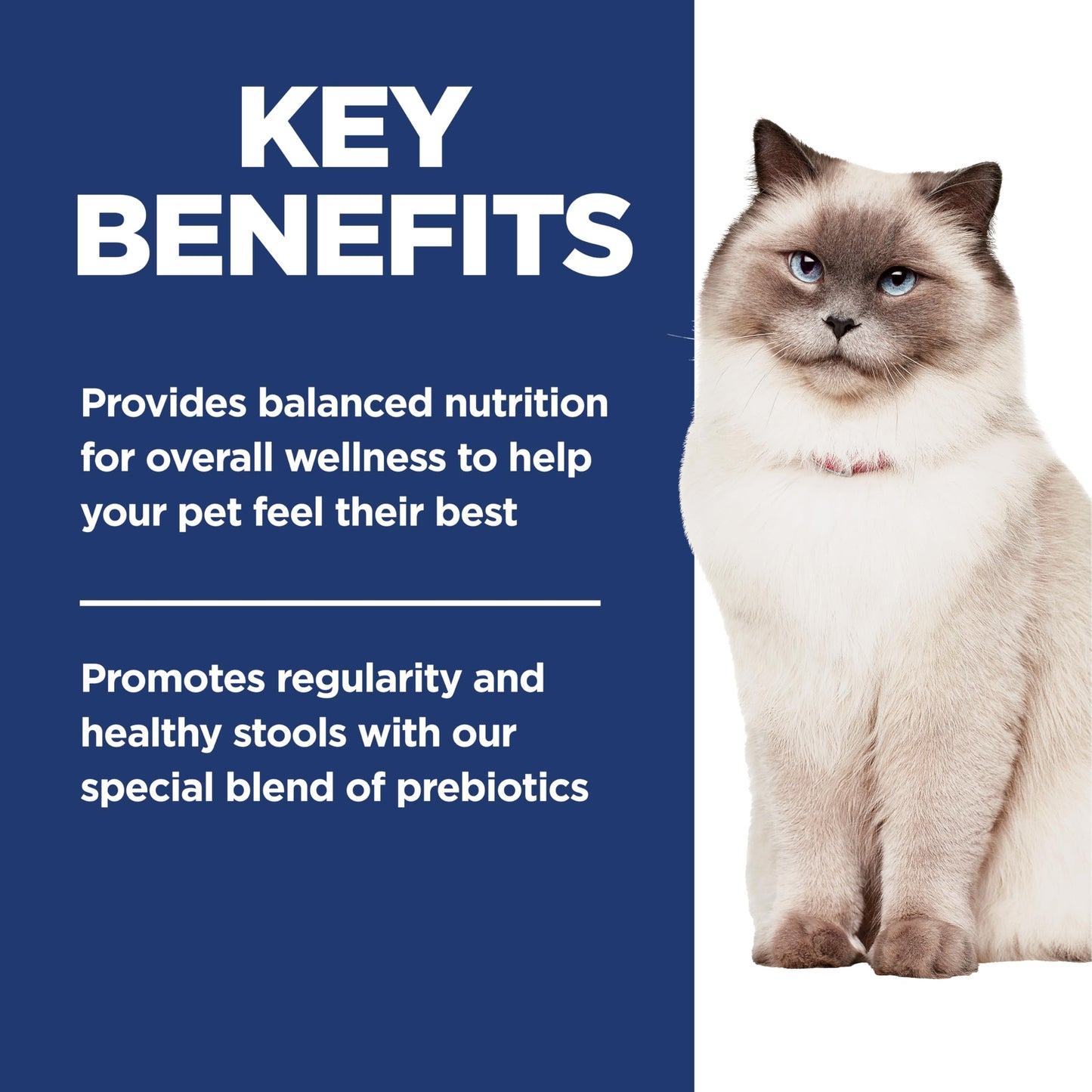 Hill's Science Diet Adult 7+ Perfect Digestion Chicken, Barley & Whole Oats Recipe Dry Cat Food 1.58 kg Bag Hill's Science Diet