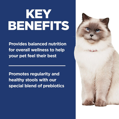 Hill's Science Diet Adult 7+ Perfect Digestion Chicken, Barley & Whole Oats Recipe Dry Cat Food 1.58 kg Bag Hill's Science Diet