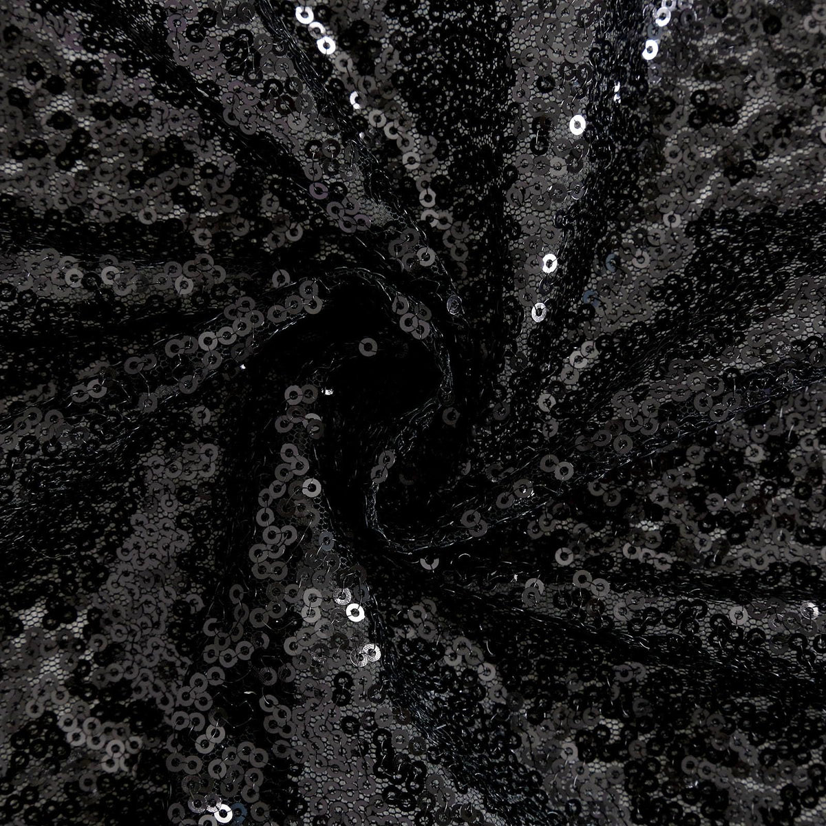 B-COOL Black Sequin Table Runner 4 Pack 12x72Inch Glitter Halloween Decoration Sparkly Black Table Fabric for Graduation Holiday Birthday Outdoor Dining Party Decoration