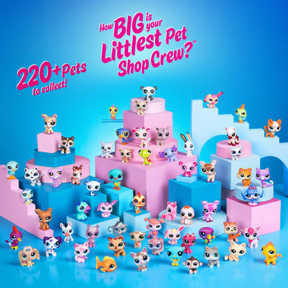 Littlest Pet Shop - Diner Dash Play Pack, Gen 7 Authentic LPS Bobble Head Toy Figure, Collectible Toy Animal, Ages 4+