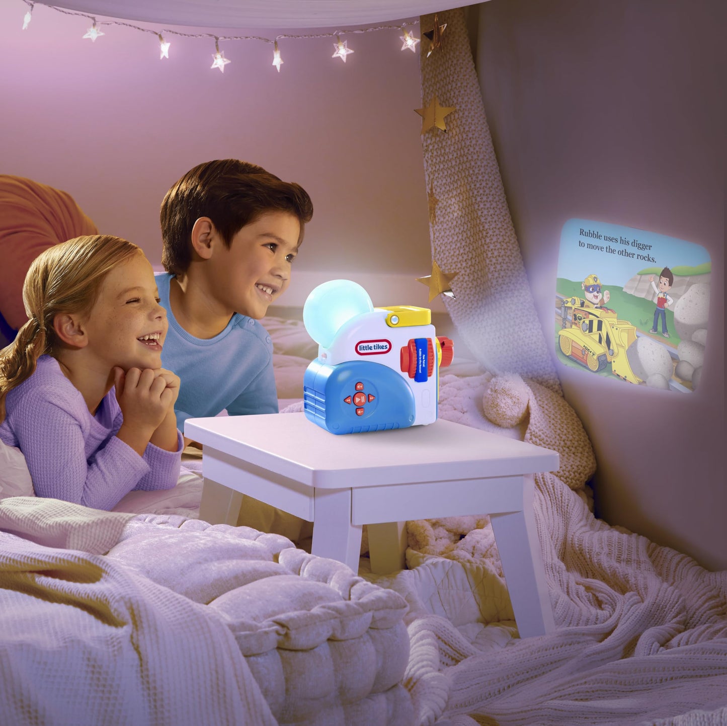 Little Tikes Story Dream Machine PAW Patrol Edition with Headphones, 6 PAW Patrol Stories & 2 Character Figures – Kids Audio Book Player, Toddler Toy Gift Ages 3+ (Amazon Exclusive) Little Tikes
