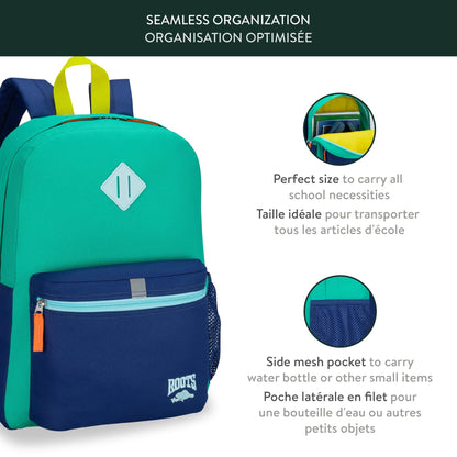 Ensemble assorti 2 pièces pour enfants Roots, sac à dos de 22,5 L et sac à lunch de 7 L