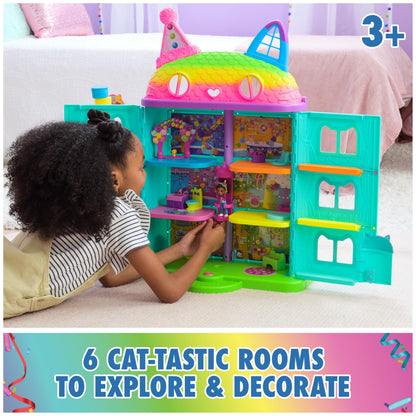 DreamWorks GABBY'S Dollhouse, 14 Pc Celebration Dollhouse, 25-Inches Tall, with Toy Figures, Doll House Furniture & 10 Sounds, Kids Toys for Girls & Boys Ages 3+ 🍁 All In One Marketplace Canada