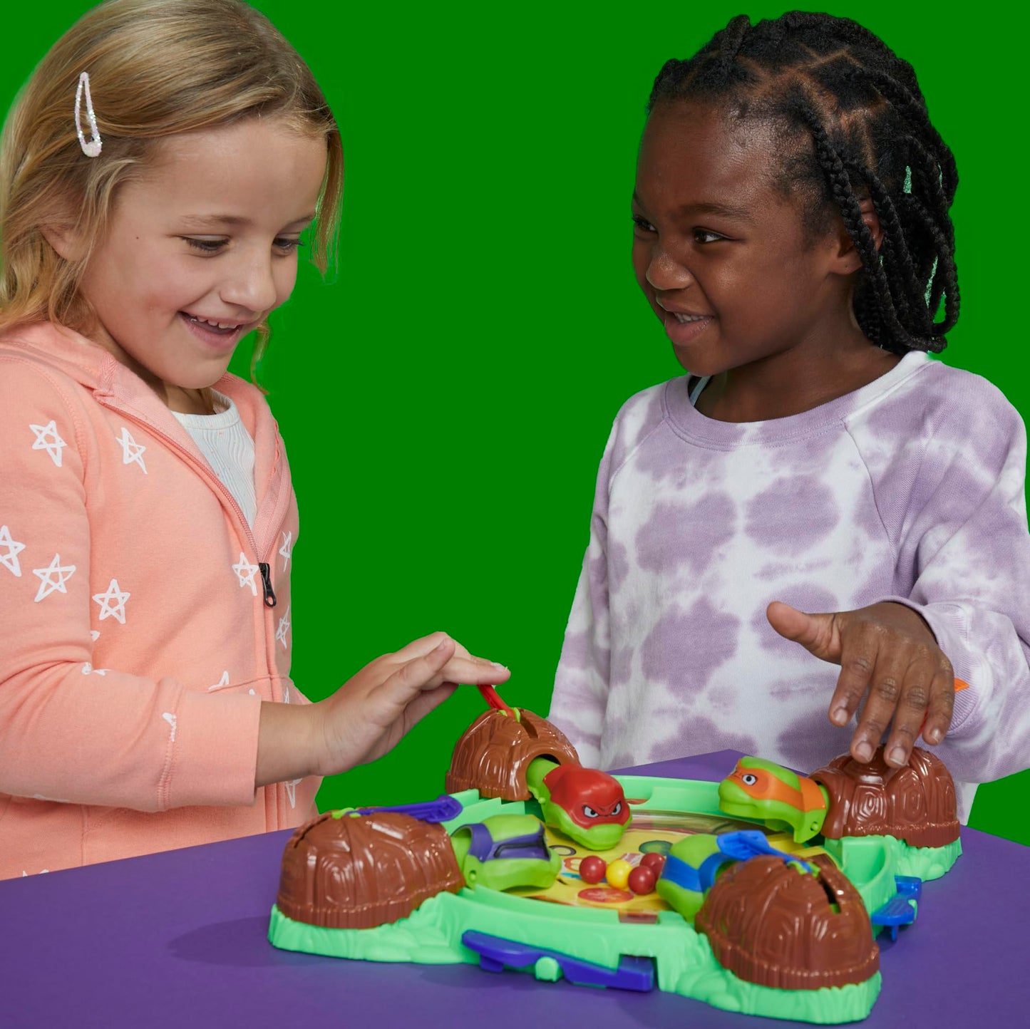 Hungry Hungry Hippos: Teenage Mutant Ninja Turtles Edition Game | Ages 4 and Up | 2 to 4 Players | Kids Board Games | Gifts for Preschoolers (Amazon Exclusive) Hasbro Gaming