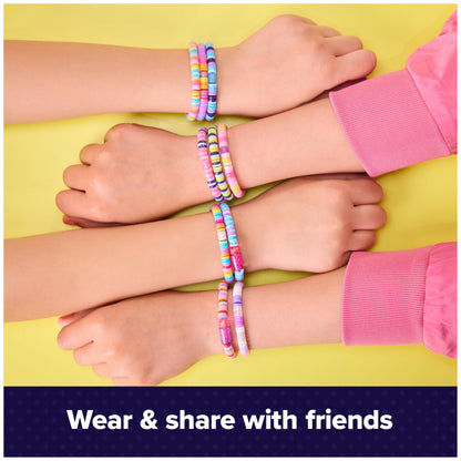 Cool Maker Stack'd Heishi Studio Bracelet Making Kit with Easy Beading Pen & over 1200 Beads, Makes 15 Bracelets, Arts and Crafts Toys for Girls Ages 7 and Up