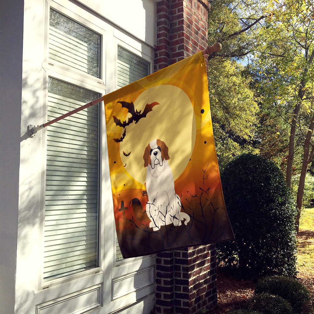 Drapeau de maison Caroline's Treasures BB4301CHF Halloween Saint-Bernard en toile, grande taille, multicolore